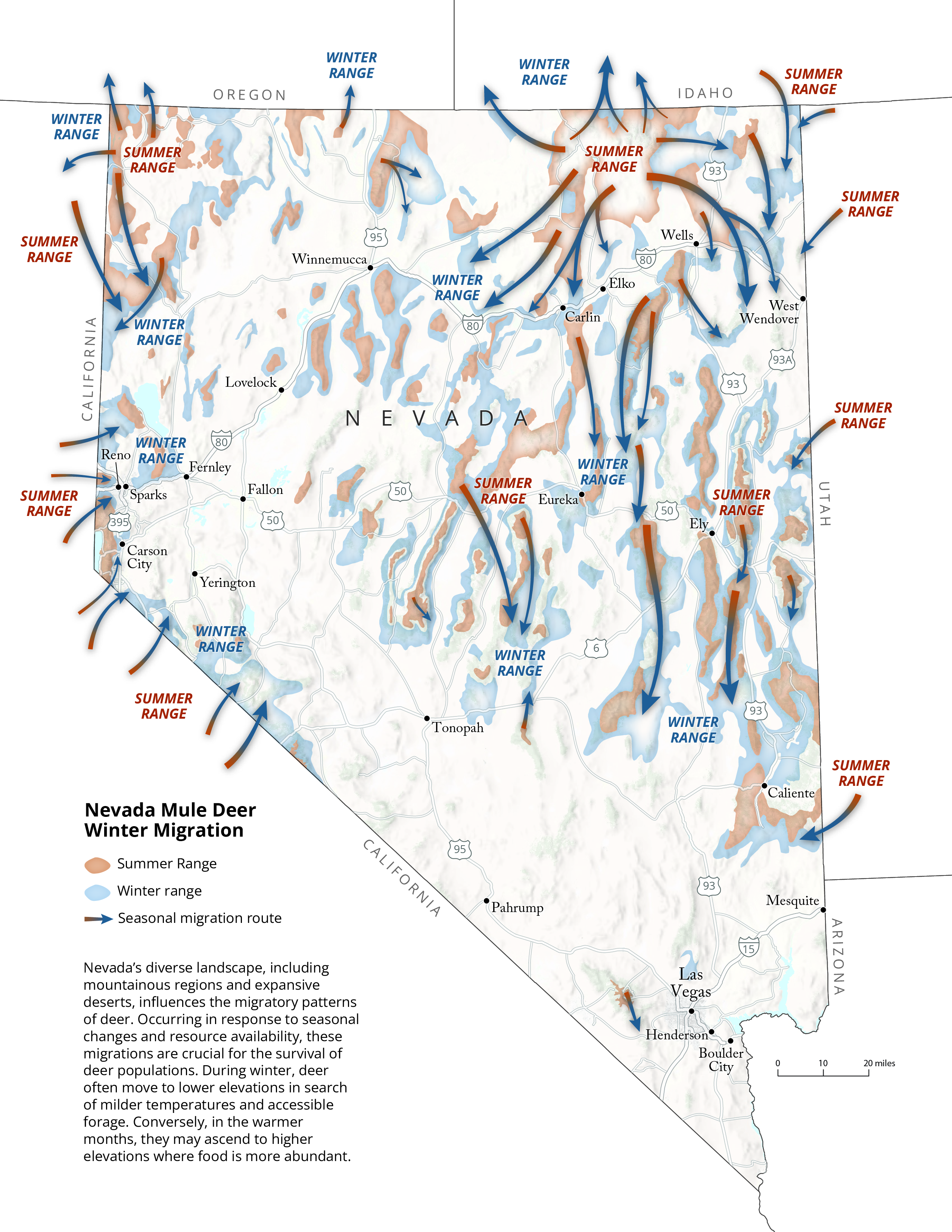 Lane County map